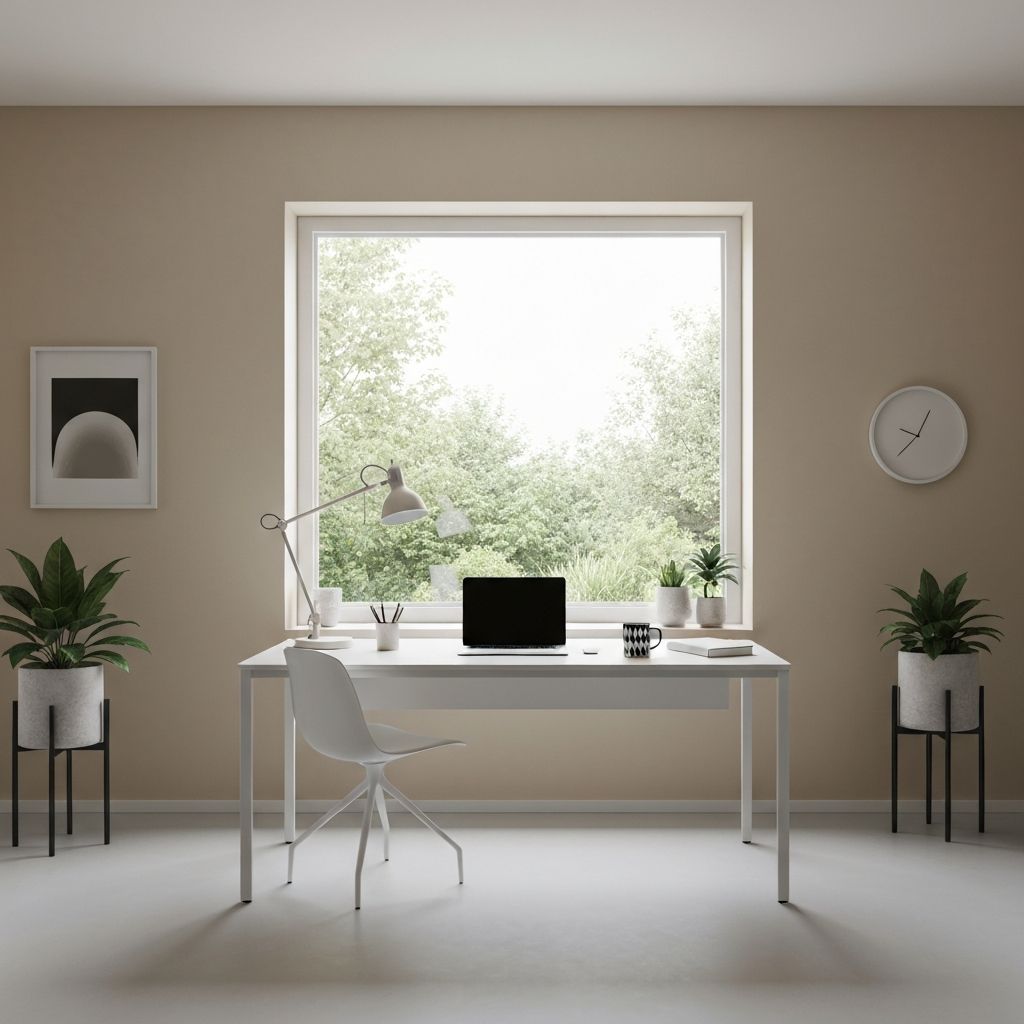 Ruang kerja minimalis modern